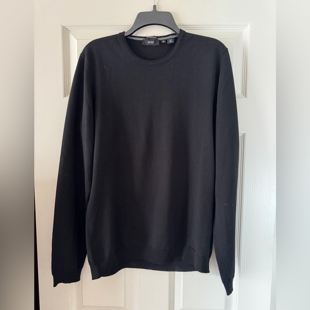 Hugo Boss Black Wool Sweater XL